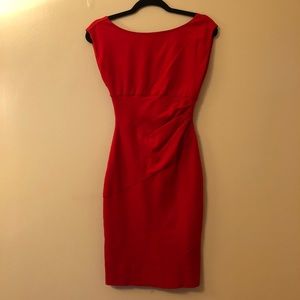 DVF little red dress